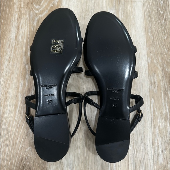 YSL Cassandra Leather Sandals size 37